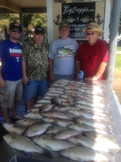 08-14-14 Dodson Keepers with BigCrappie Guides Tx